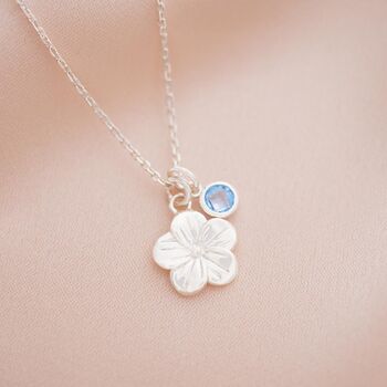 Forget Me Not Personalised Pendant Necklace, 4 of 7