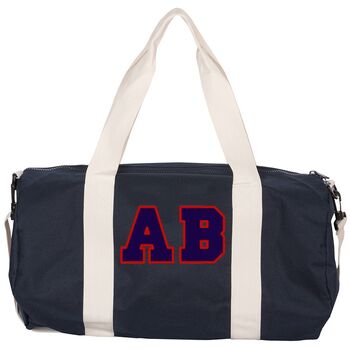 Personalised Navy Duffle Bag For Weekends/Sleepovers, 5 of 9