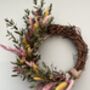 Large Spring Dried Flower Wreath, thumbnail 1 of 9