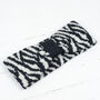 Zebra Knitted Headband, thumbnail 2 of 2