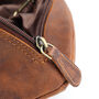 Personalised Leather Rugby Ball Wash Bag, thumbnail 5 of 9