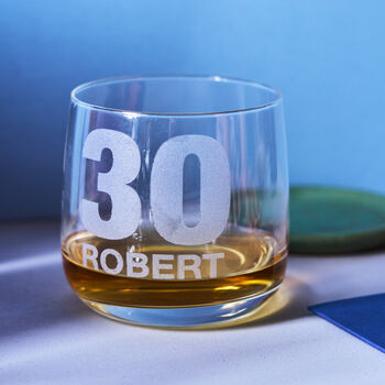 Personalised Birthday Spirit Glass, 2 of 4