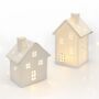 White And Gold Ceramic Home Tealight Holders, thumbnail 5 of 6