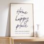 Our Home Our Happy Place Personalised Print, thumbnail 2 of 2