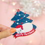 Cat Christmas Decoration, thumbnail 2 of 3