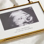 Personalised Brass Baby First Scan Frame, thumbnail 3 of 5