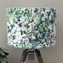 Betty Green And White Floral Velvet Lampshades, thumbnail 1 of 8