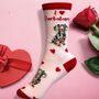I Love Dachshunds Socks Novelty Gift, thumbnail 1 of 7