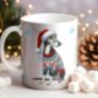 Personalised Greyhound In Christmas Jumper Mug C, thumbnail 1 of 2