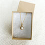 18ct Gold Plated Opal Necklace, thumbnail 2 of 2