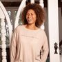 'Love Yourself More' Faded Nude Women's T Shirt, thumbnail 2 of 3