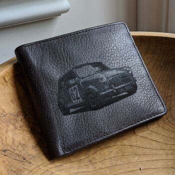Your Car Personalised Men's Billfold Wallet, 2 of 6