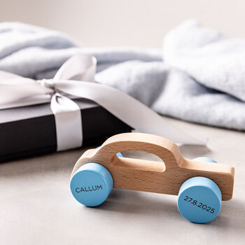 Personalised Wooden Car Toy, 4 of 4