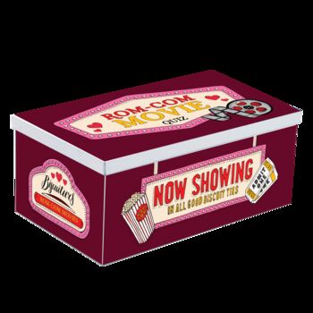 Biscuiteers Hand Iced Rom Com Biscuit Tin, 6 of 6