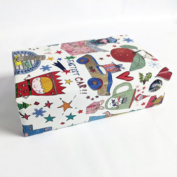 Traditional Christmas Recycled Wrapping Paper, 2 of 5