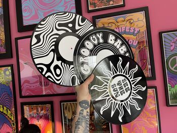 See The Sun Upcycled 12' Lp Vinyl Record Decor, 8 of 8