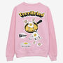 Terrifried Unisex Pink Fried Egg Sweatshirt, thumbnail 2 of 2