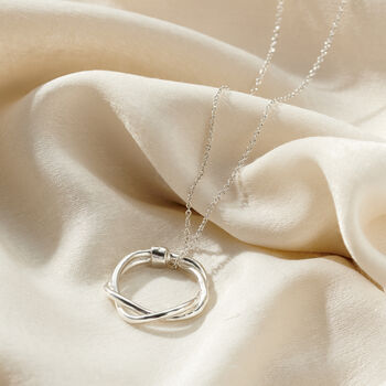 Delta Circle Pendant Necklace, 3 of 6