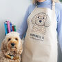 Personalised Happiness Is Your Dog And Food Apron, thumbnail 3 of 12