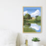 Danson Park London Travel Poster Art Print, thumbnail 2 of 8