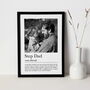 Personalised Step Dad Gift, Custom Stepdad Print, thumbnail 2 of 5