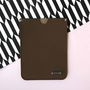 Personalised Leather iPad Sleeve, thumbnail 5 of 10