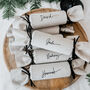 Personalised Reusable Velvet Christmas Crackers, thumbnail 1 of 10