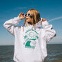 Heat Wave Women's Slogan Hoodie With Sun Graphic, thumbnail 2 of 4