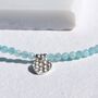 Aegean Amazonite Silver Anklet, thumbnail 6 of 9