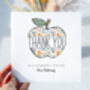 Thank You Teacher/Teaching Assistant, Apple Design, thumbnail 1 of 2