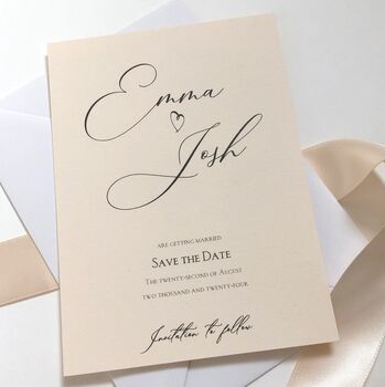 The Romantic Save The Date Cards, 3 of 5