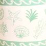 Green Seashells Ceramic Mini Planter, thumbnail 2 of 2