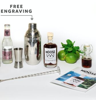 Moose Cocktail Set + Engraved Shaker, 2 of 4