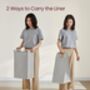 Multi Compartment Laundry Hamper With Removable Bags, thumbnail 6 of 9