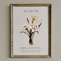 Birth Flower Wall Print 'Daffodil' For March, thumbnail 8 of 9