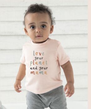 Personalised 'Love Your Mama' Babygrow, 2 of 2