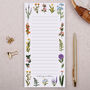 Wild Flower To Do List Notepad, thumbnail 1 of 4