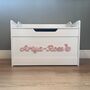 Personalised Toy Box Children's Christmas Storage Large Customisable, thumbnail 2 of 7