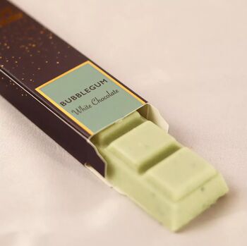 Four Small Luxury Belgian White Chocolate Bars, 2 of 5