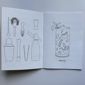 'Classic Cocktails' Colouring Book, 6 of 9