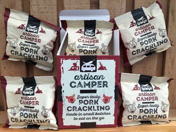 Pork Crackling Gift Box, Artisan Camper, 3 of 3