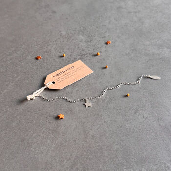 Star Charm Sterling Silver Bracelet, 4 of 8