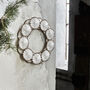 White Rosette Wreath, thumbnail 1 of 3