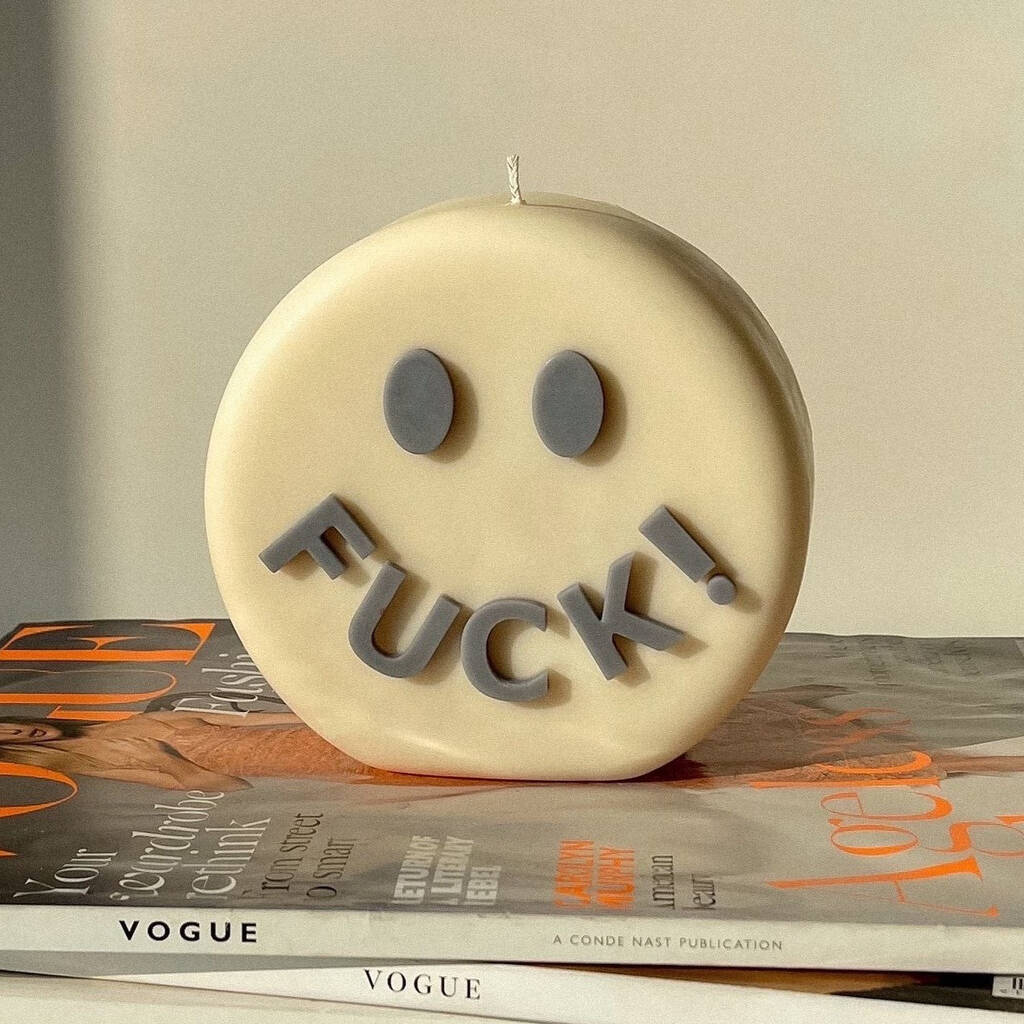 Scented Smiley Face F*Ck Candle