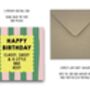Classy Sassy Birthday Card, thumbnail 5 of 8