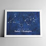'Written In The Stars' Astrological Print For Couples, thumbnail 2 of 2
