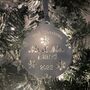 Mr And Mrs Personalised First Christmas Bauble, thumbnail 10 of 10