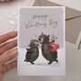 Cute Traditional Bear Valentines Day Card, thumbnail 2 of 2