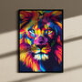 Pop Art Lion Print, thumbnail 4 of 8