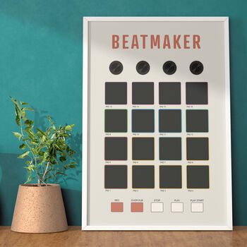 Beatmaker Print | Music Producer Poster, 7 of 8